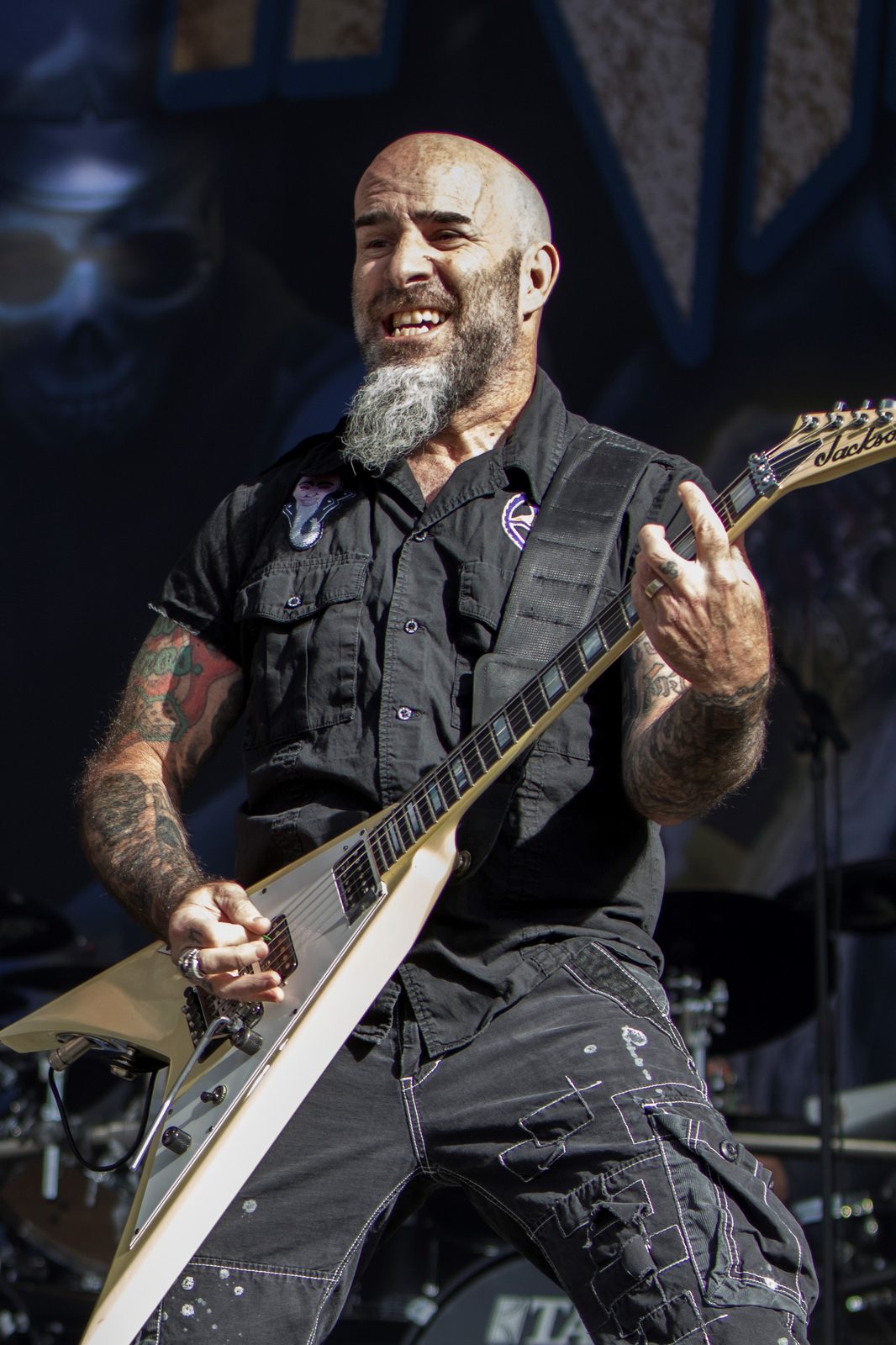 Scott Ian of Anthrax at Tuska Open Air 2019 in Helsinki.