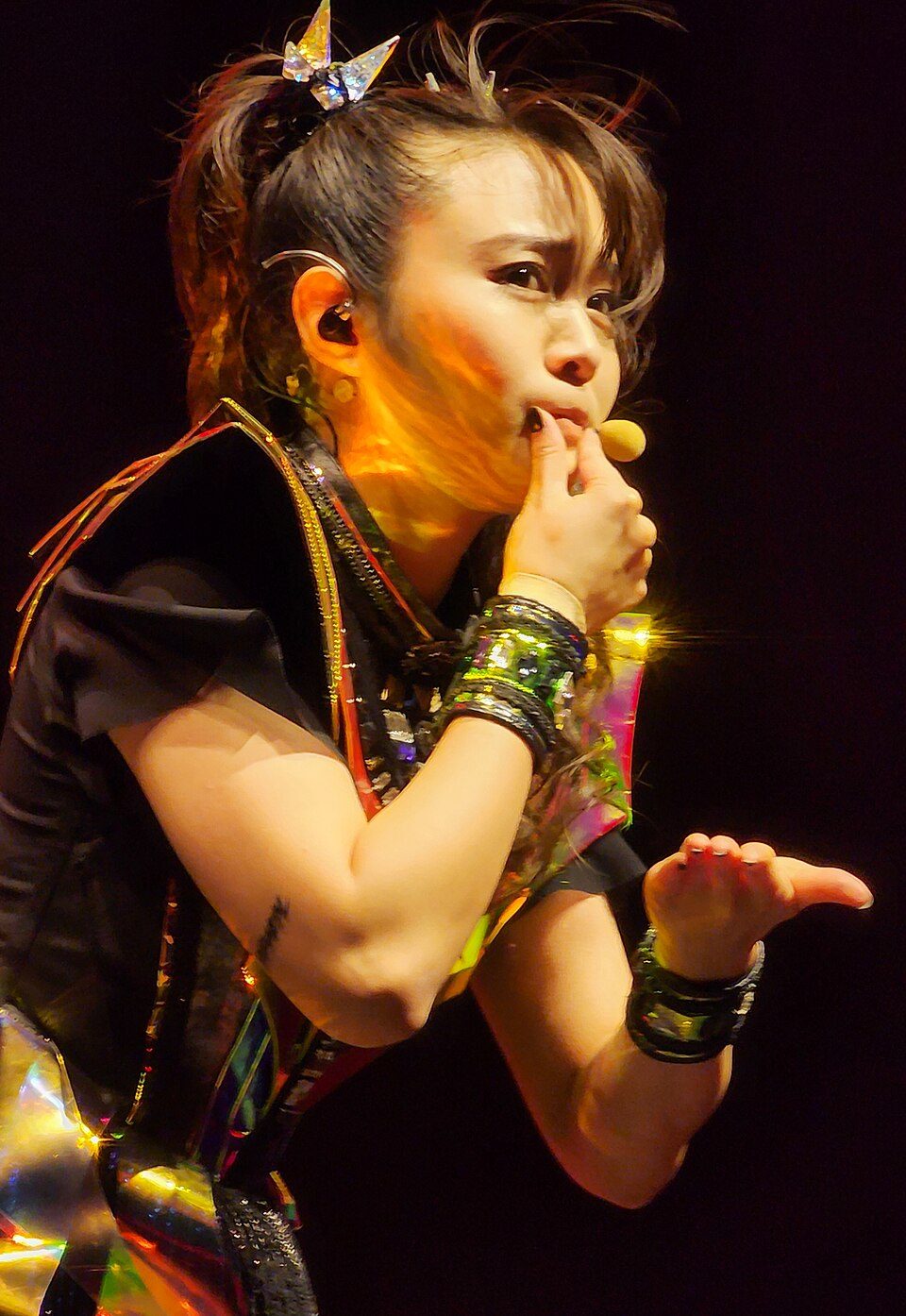 Babymetal performing live at RBC Echo Beach, Toronto, 2023