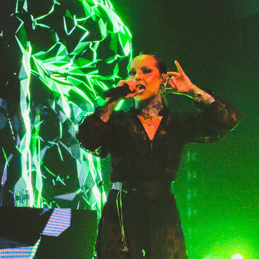 Tatiana Shmailyuk of Jinjer at Emo's Austin.