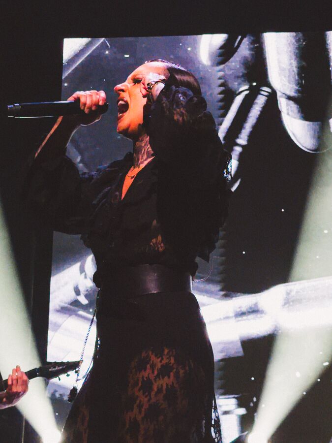 Tatiana Shmailyuk of Jinjer at Emo's Austin.