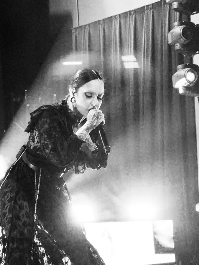 Tatiana Shmailyuk of Jinjer at Emo's Austin.