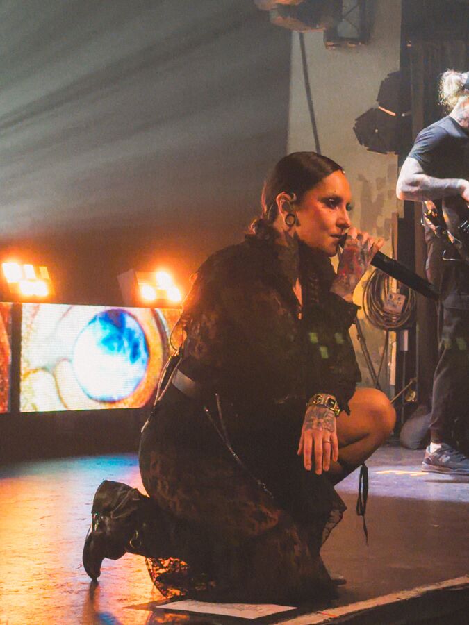 Tatiana Shmailyuk of Jinjer at Emo's Austin.