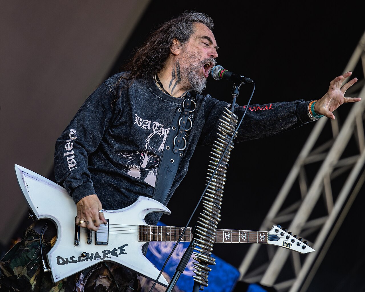 Max Cavalera of Soulfly performing live in 2026.
